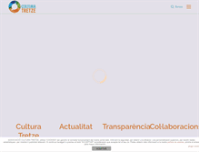 Tablet Screenshot of culturatretze.org